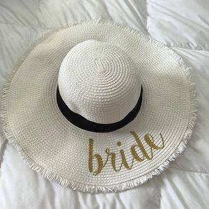 Bride sun hat